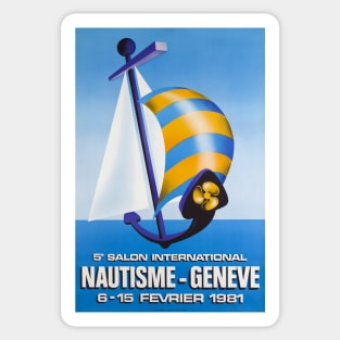 5e Salon International Nautisme, Genève, Poster Sticker